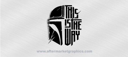 Mandalorian This is the Way Sticker